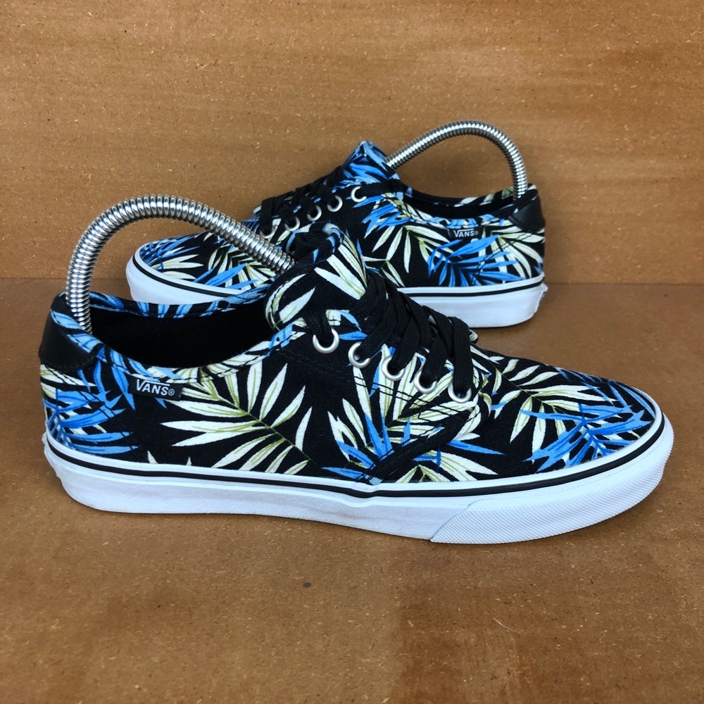 Vans Authentic Floral Low Top Skate Shoe